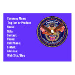 Business Patriotic American 2 View Notes Please Business Card