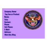 Business Patriotic American 2 View Notes Please Business Card Template