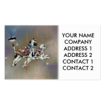 Business - Profile Card, Carousel Cats Business Cards