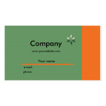 Business profilecard - horizontalement modèles de cartes de visite