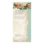 Business Rate Card - Baroque Style Vintage Rose Rack Card Design