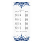 Business Rate Card - Toile Damask Swirl Floral Rack Card Template