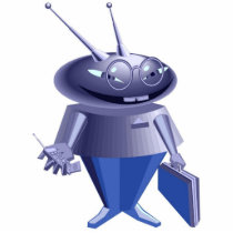 Business Robot Acrylic Cut Out