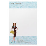 Business Woman Customized Stationery