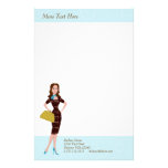 Business Woman Stationery Paper