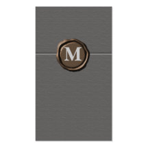 Businesscards de monogramme modèles de cartes de visite