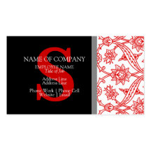 BusinessCards With Monograms  Profile Cards Business Cards