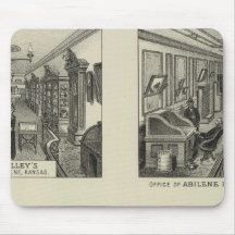 Businesses and Residences, Abilene, Kansas Mousepads