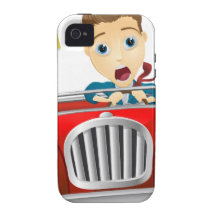 Businessman driving car fast vibe iPhone 4 case