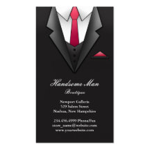 Businessman Suit Business Card