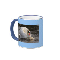Busking Swan Coffee Mugs