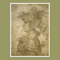 Bust of a Warrior, Leonardo da Vinci posters