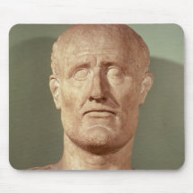 Bust of Alcibiades Mouse Pads