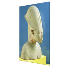 Bust of Amenophis IV  from Tell el-Amarna Canvas Print