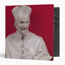 Bust of Cardinal Francesco Barberini 3 Ring Binder