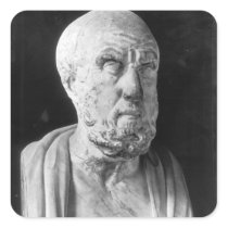 Bust of Hippocrates Stickers