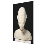 Bust of King Amenophis IV  from Tell el-Amarna Stretched Canvas Print
