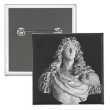 Bust of Louis XIV  c.1678-81 Pinback Buttons