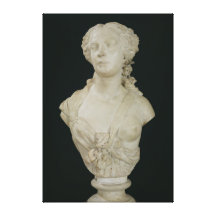 Bust of Madame Sabatier, 1847 Stretched Canvas Print