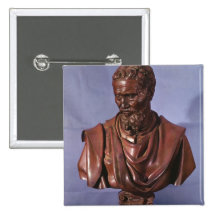 Bust of Michelangelo Buonarroti Pinback Button