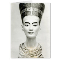 Bust of Queen Nefertiti cards