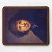 Bust Of Rembrandt. By Follower Of Rembrandt Mouse Pads