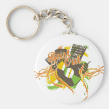 Bust Out Music T-shirts and Gifts Keychains