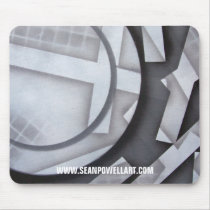 Busted Hubcap,Sean Powell Art Mouse Pad