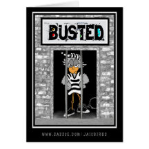 Busted: "Thinking of you...obviously." Cards