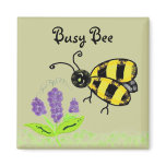 Busy Bee Refrigerator Magnets