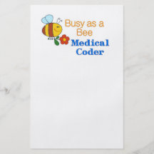 Busy Bee Medical Coder Personalized Flyer