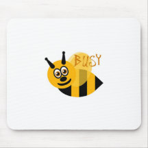 Busy Bumble Bee Cute Mouse Pad