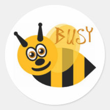 Busy Bumble Bee Cute Sticker