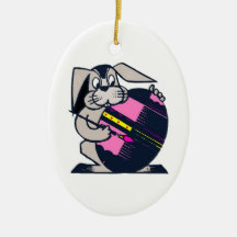 Busy Easter Bunny Ornament