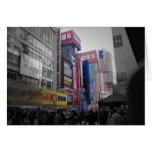 Busy intersection in Tokyo Greeting Card