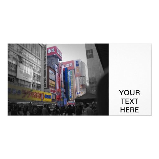 Busy intersection in Tokyo Photo Greeting Card