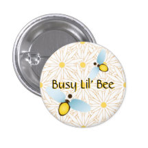 Busy Lil' Bee Button