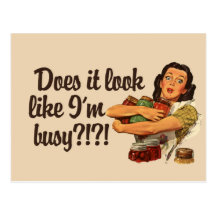 Busy Mom Postcards