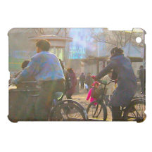 Busy street at sunset cover for the iPad mini