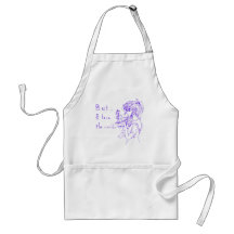 But I love the world blue [manga girl] Apron