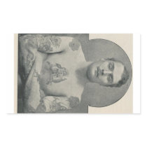 Butch Bruce, the tattooed Australian sailor Sticker