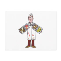butcher post card