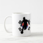 Butée 2 de la Corée et butée 4 de la Corée Mug