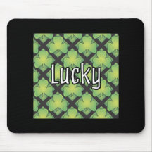Butin de jour de St Patty chanceuse Tapis De Souris