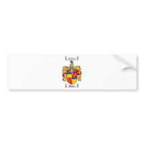 BUTLER FAMILY CREST -  BUTLER COAT OF ARMS BUMPER STICKERS