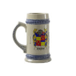 Butler Family Crest Ceramic Stein mugs