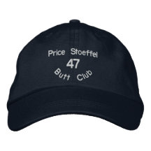 Butt Club Embroidered Baseball Caps