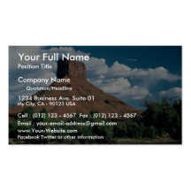 Butte, Colorado River, east central Utah, U.S.A. Business Card
