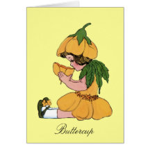 Buttercup  - Flower Children Blank Notecard