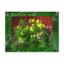Buttercups and leaves post card